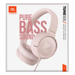 Casque avec Fil JBL Tune 500 - JBLT500ROSEU - Rose — JBL · Smarty Paris 18e